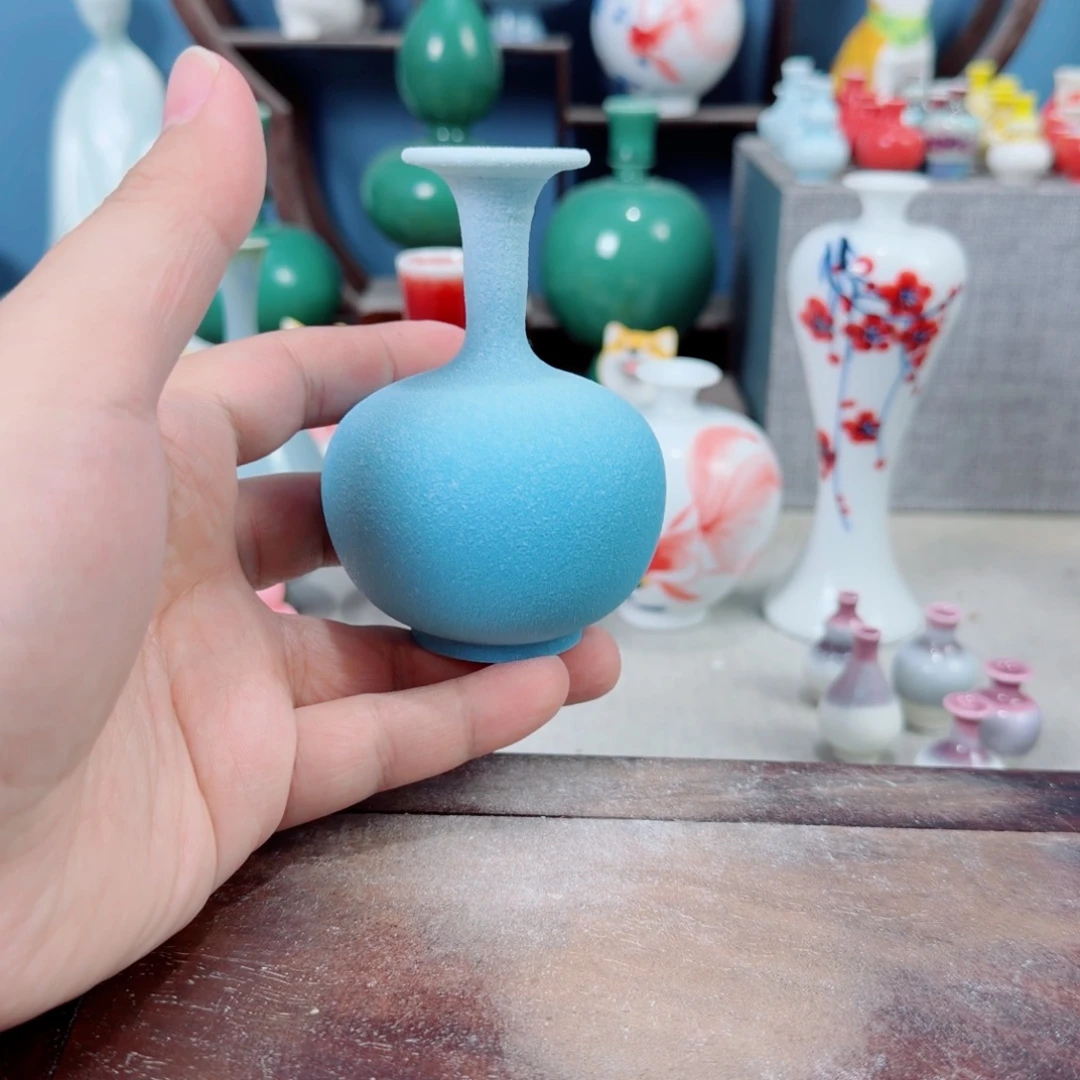 陶瓷手工小花器摆件