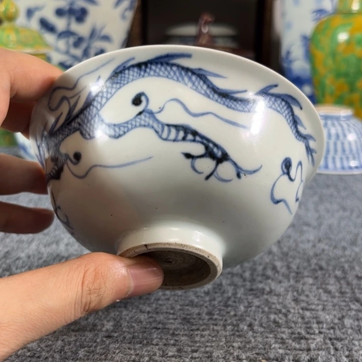 蓬***阁碗一个青花的小碗碗