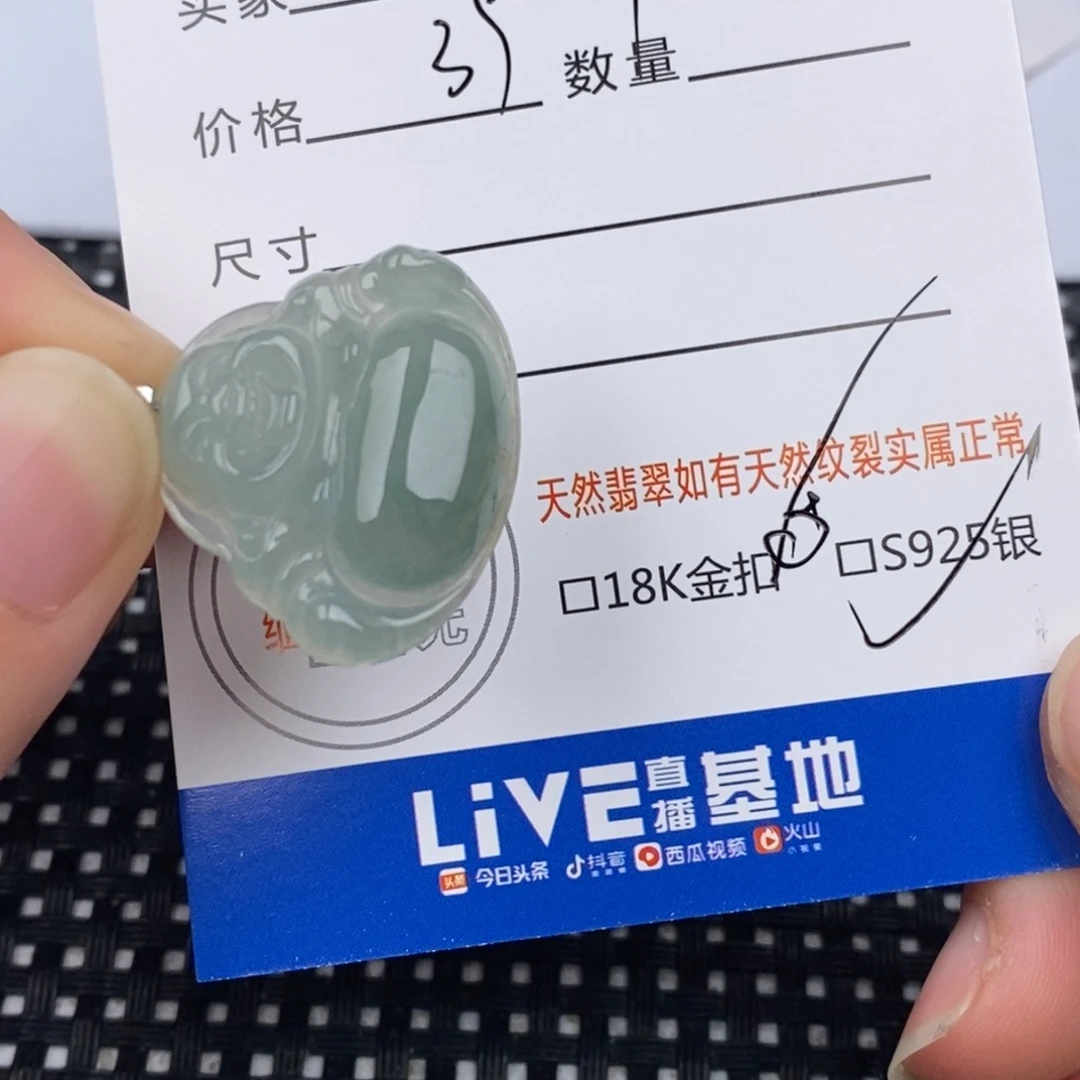 翡翠银S925镶嵌颈饰