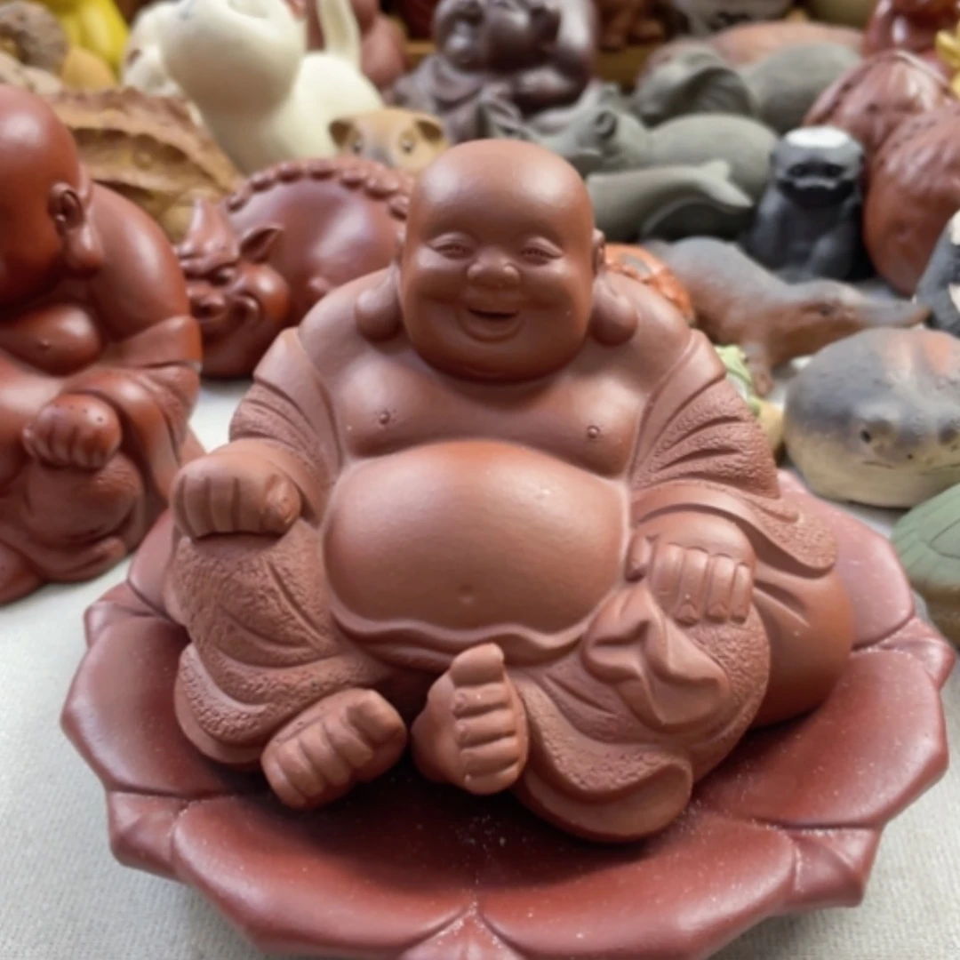 【闪购商品】紫砂茶宠刘*.紫砂弥勒