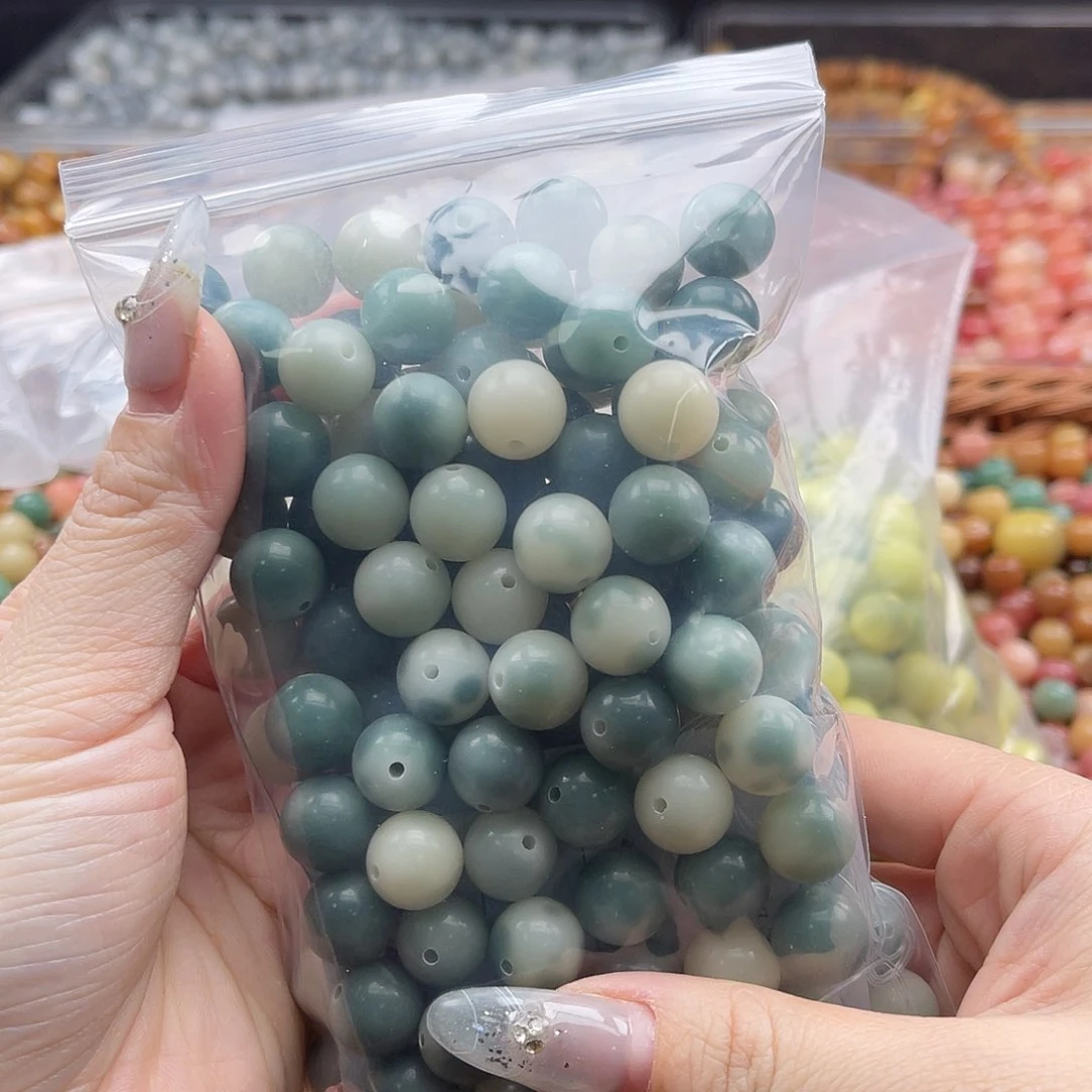 白玉菩提吊坠z微瑕11mm/150颗