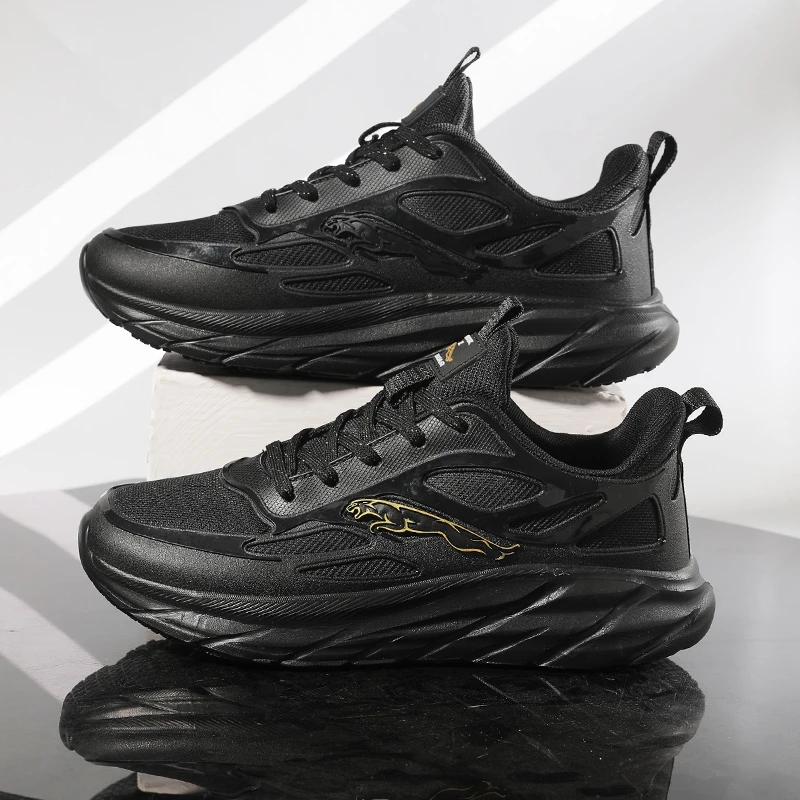 W.FOX捷豹联名款跑鞋夏季运动鞋情侣款休闲跑鞋网鞋7555