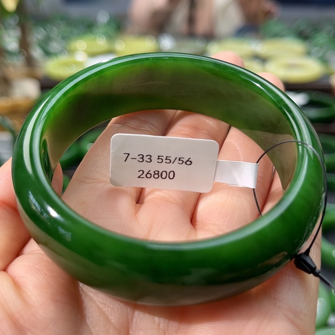 和田玉（碧玉）手镯未镶嵌