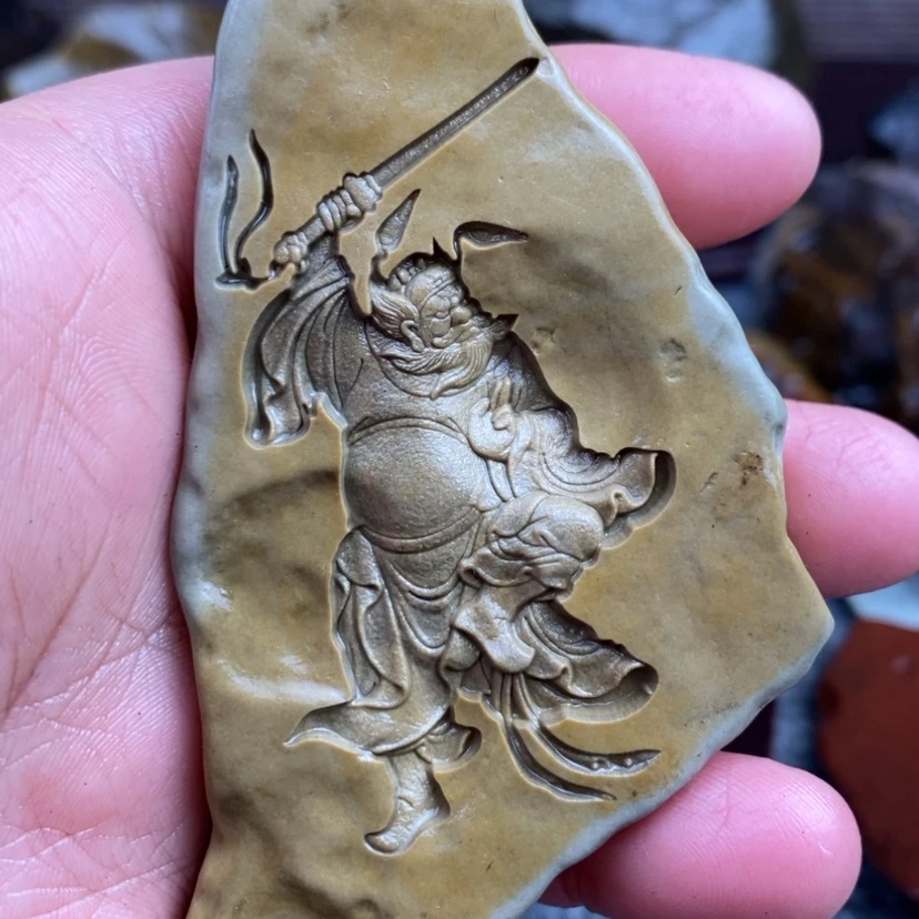 【闪购商品】原石雕刻手把件