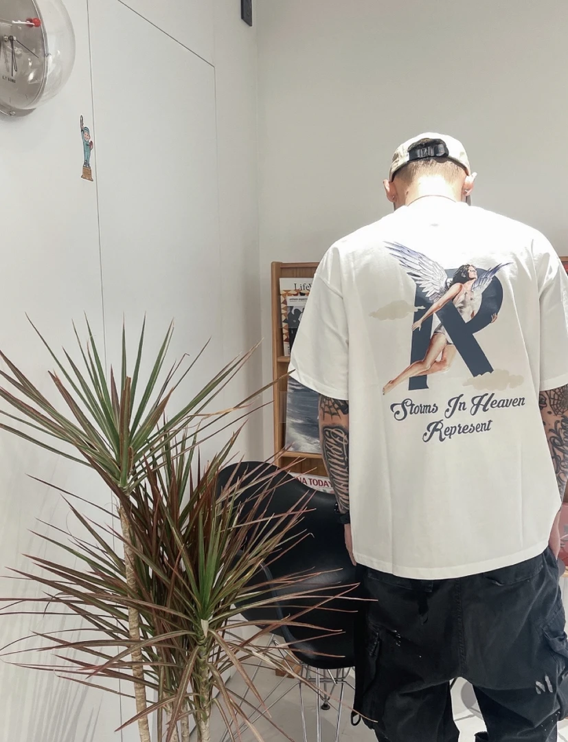 REPRESENT DESTORYE  重磅天使印花短袖
