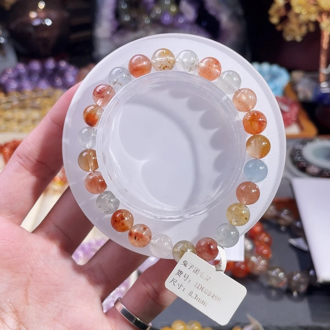 未镶嵌手链水晶兔毛团子发8.3