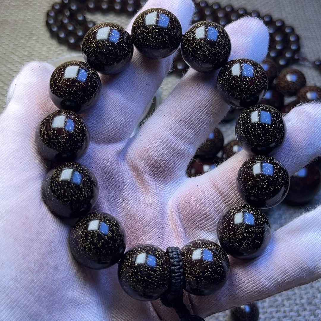 檀香紫檀（小叶紫檀）1.8 13颗爆星