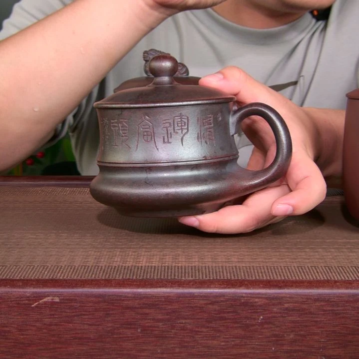 茶杯紫砂高货放漏
