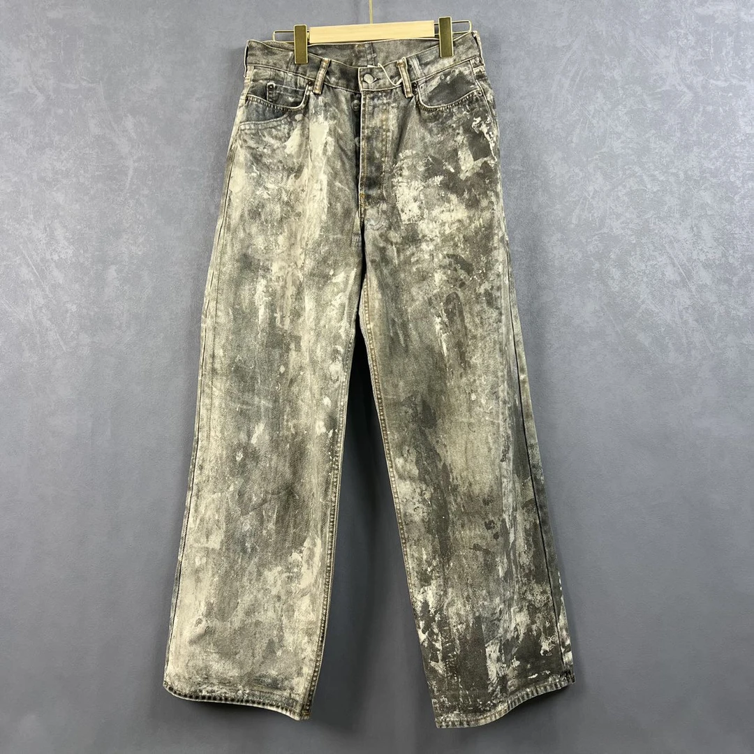 全新未使用  acne studios 打印做旧牛仔裤  尺码180 AA00817