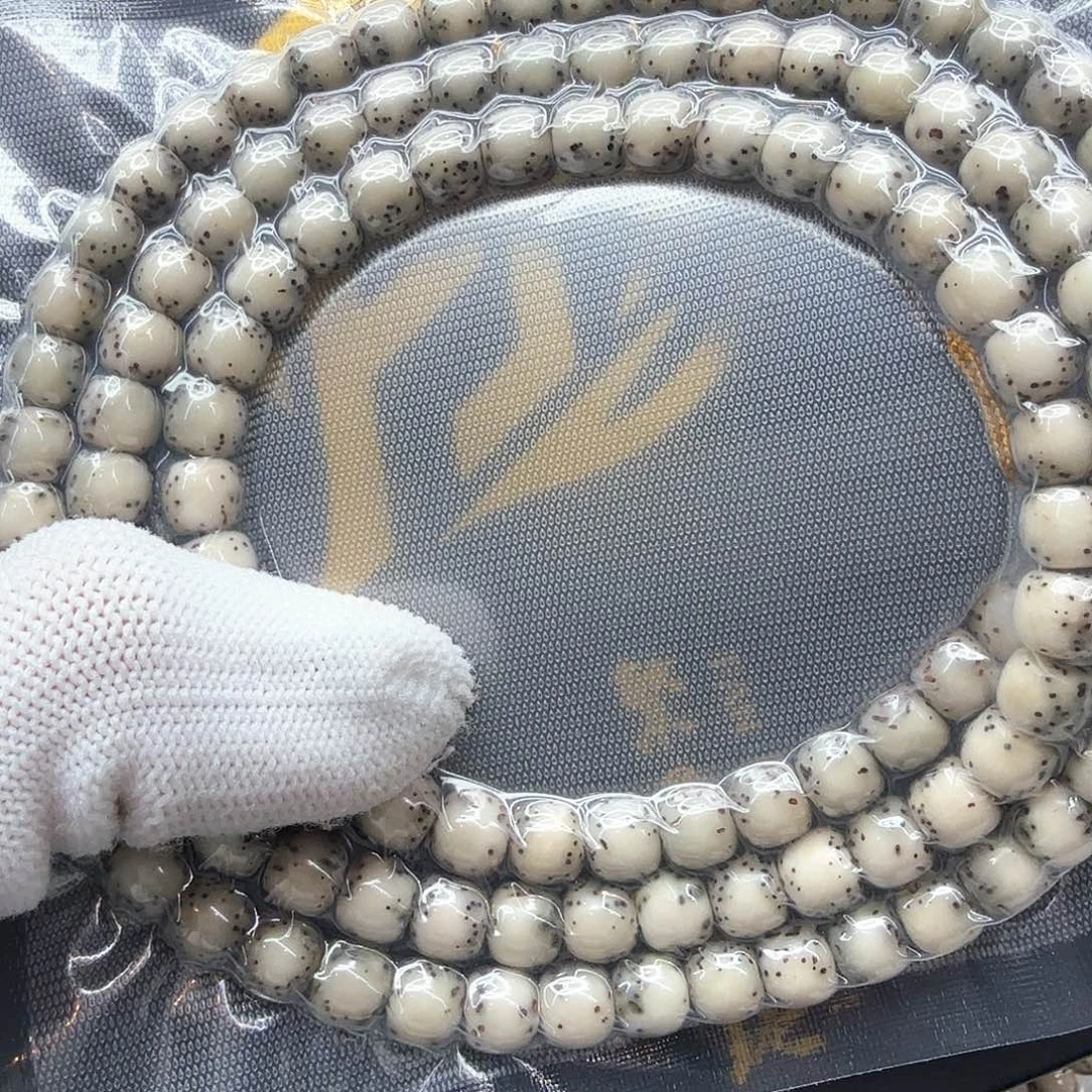 星月菩提吊坠20糯冰绿背河豚7左右108