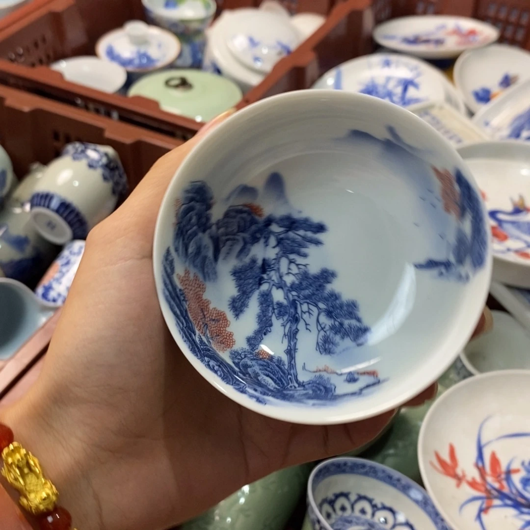 景德镇陶瓷茶杯茶杯