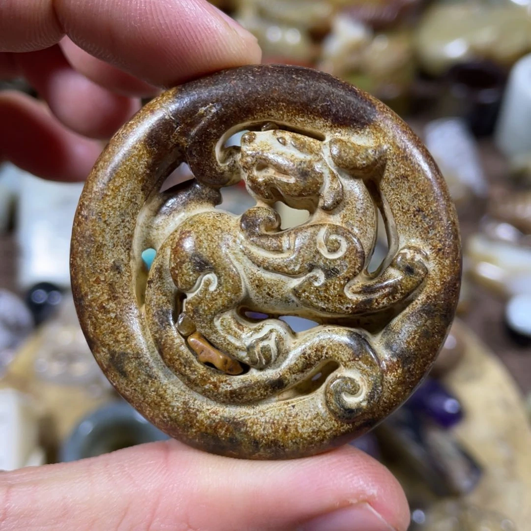 和田玉吊坠(不含链)未镶嵌