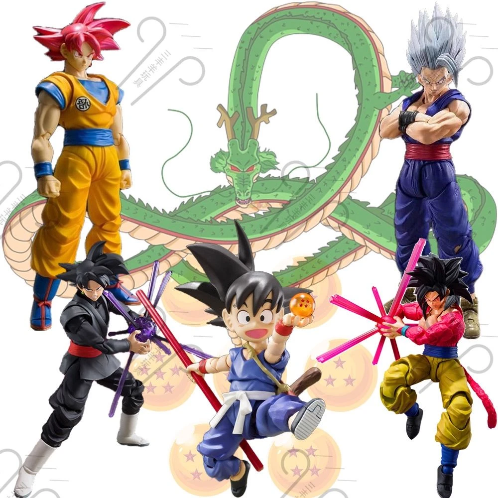 魂限定SHF七龙珠 贝吉特 扎马斯 超级赛亚人可动悟空模型手办玩具