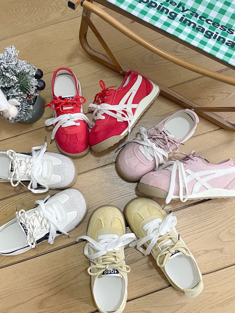 【内增高5CM】2025春夏新款百搭ins风女鞋休闲鞋德训鞋运动女鞋子