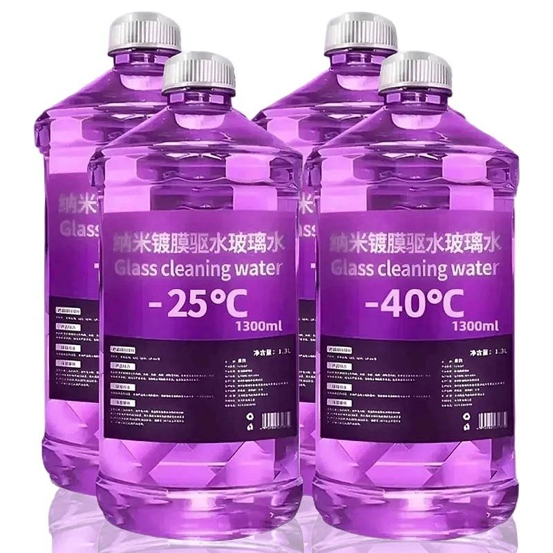 前挡油膜去除剂汽车玻璃水油膜去除剂雨刮水汽车专用玻璃水清洗剂