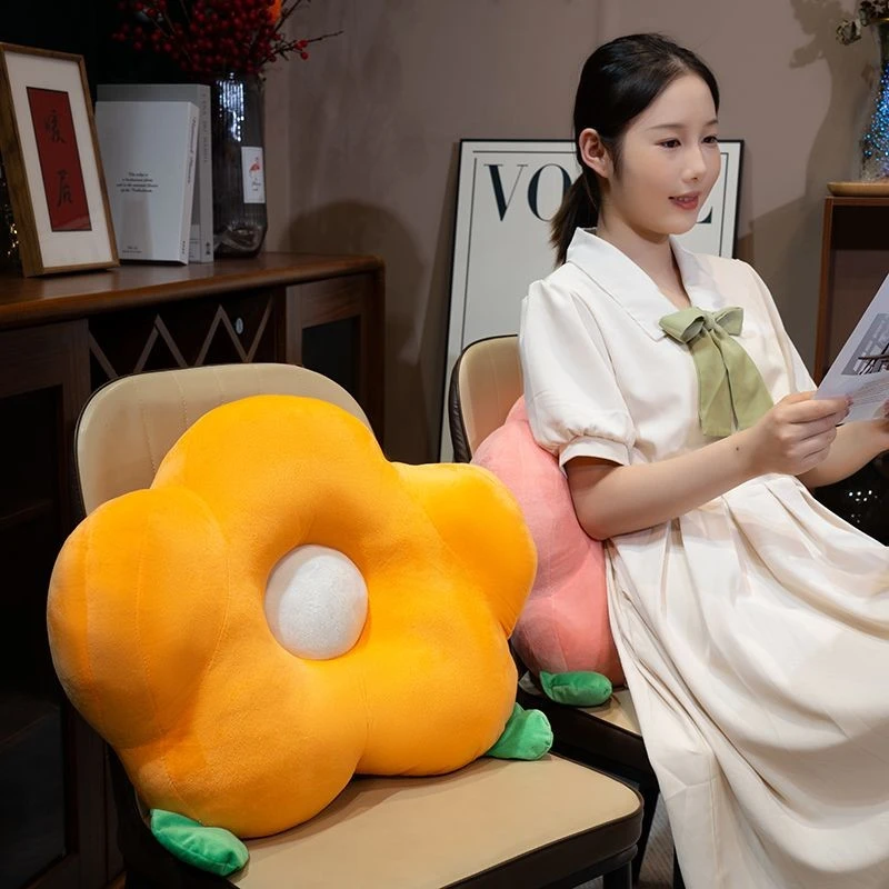 床头软包大靠背沙发靠垫宿舍床上花朵枕头护腰靠枕榻榻米抱枕gmo