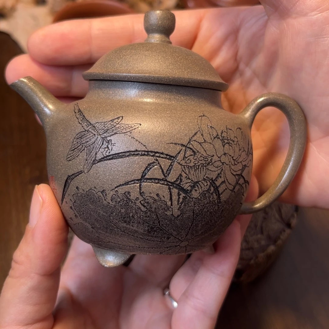 茶壶紫砂a*a宜兴紫砂壶半手工制作