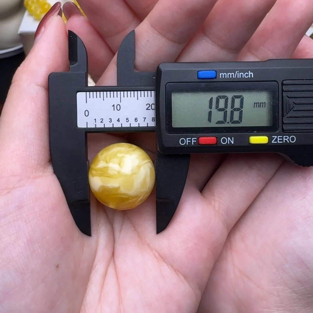 琥珀未镶嵌裸石10号特价放漏溶洞虎皮珠子