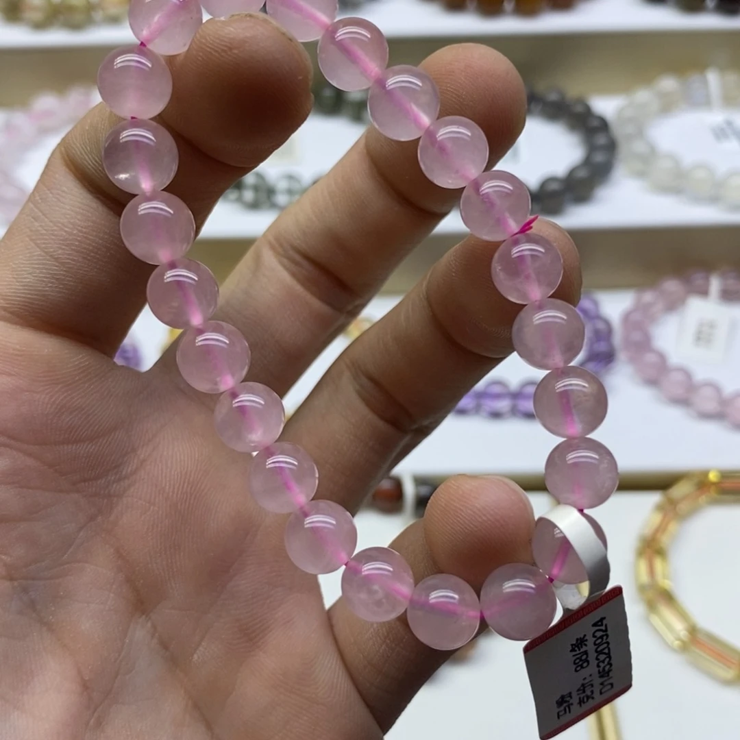 水晶手链未镶嵌纯天然