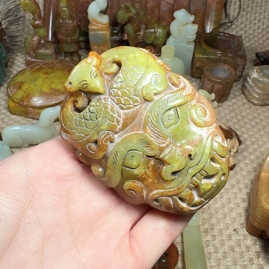 白玉菩提吊坠挂件