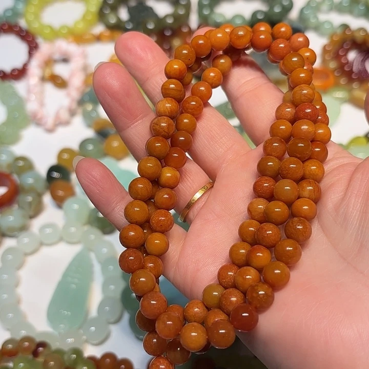 蛇纹石玉未镶嵌手串