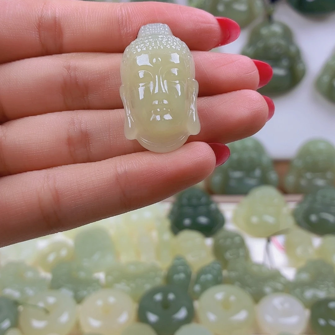 和田玉未镶嵌颈饰33