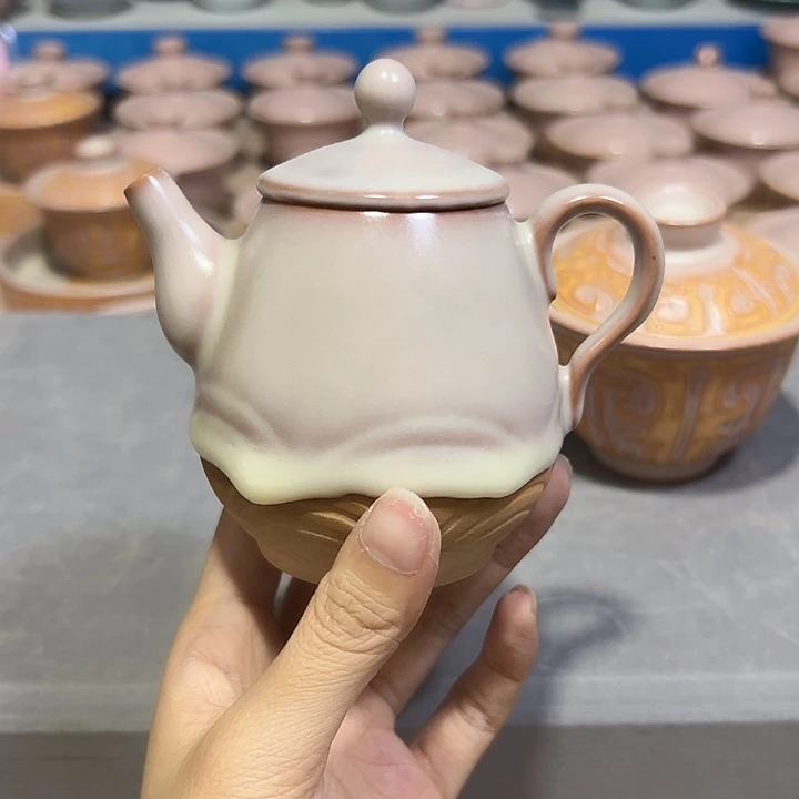 小***喵龙泉云间青瓷小米茶器