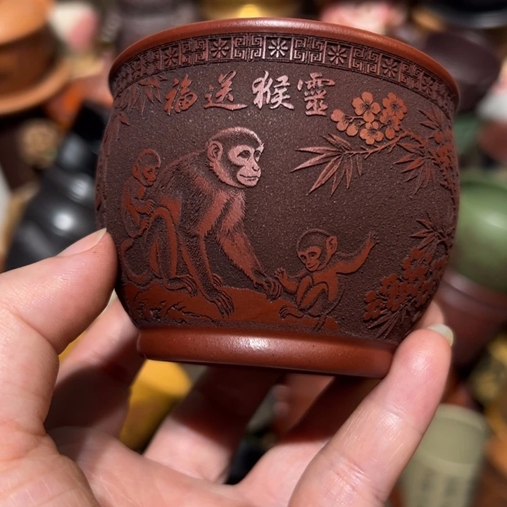茶杯紫砂宜兴紫砂主人杯