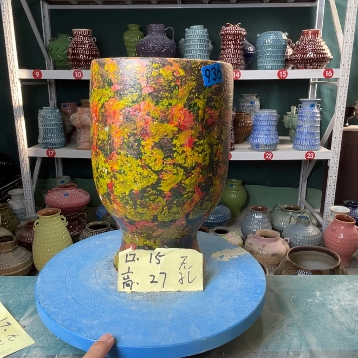 景德镇陶瓷花盆花器936