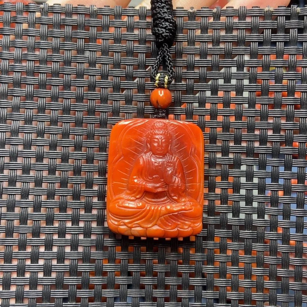 沧***田南红玛瑙未镶嵌吊坠(不含链)