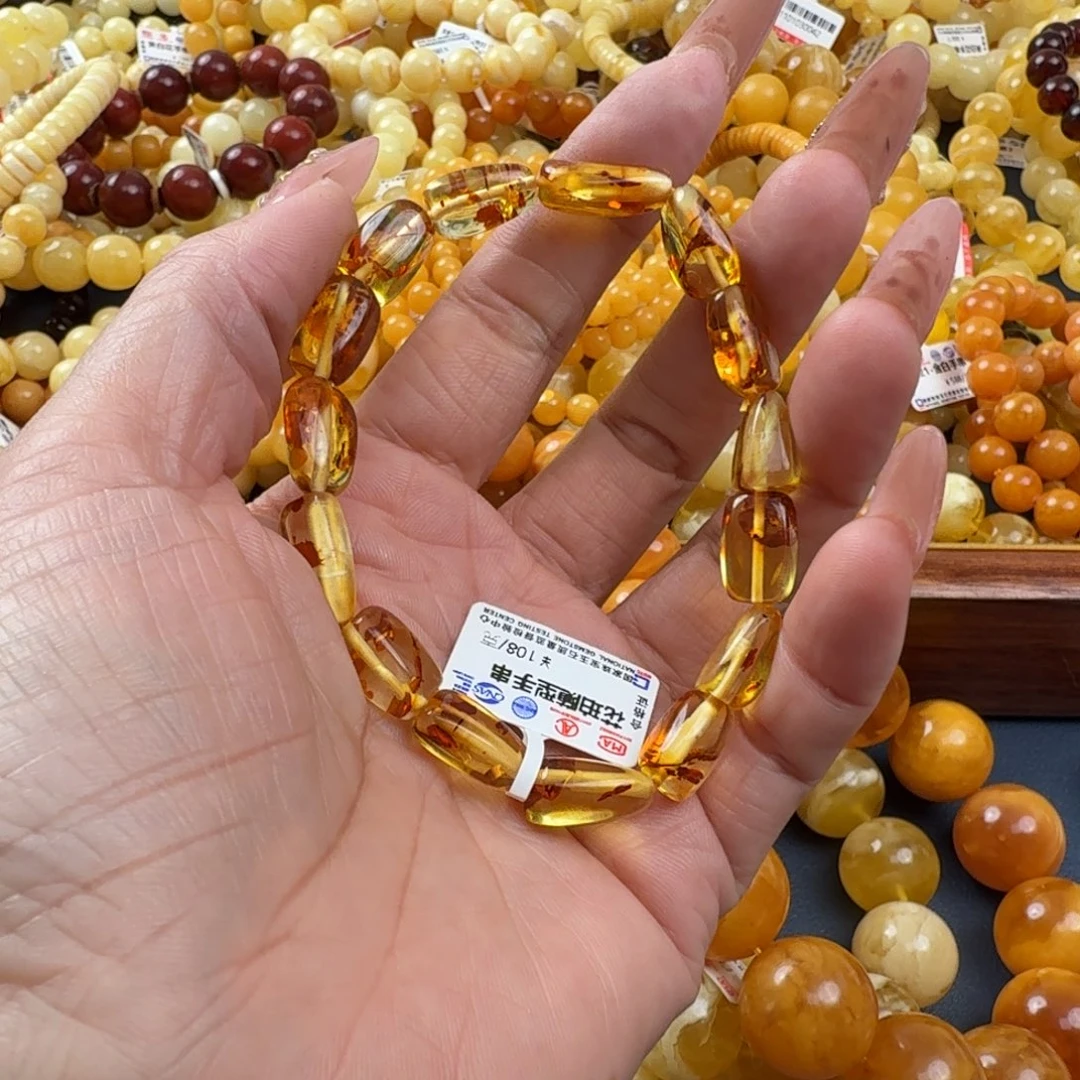 琥珀未镶嵌珠宝奇石