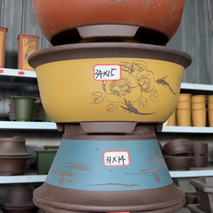 花盆紫砂100-4。