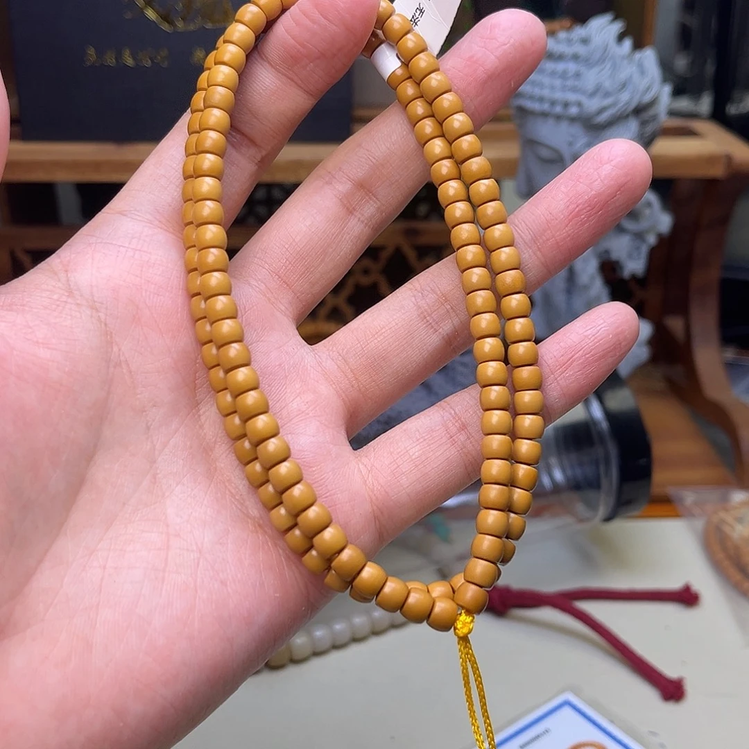 橄榄核手串/手链【听松文玩】sss级工艺精品橄榄核尖长串6.0素