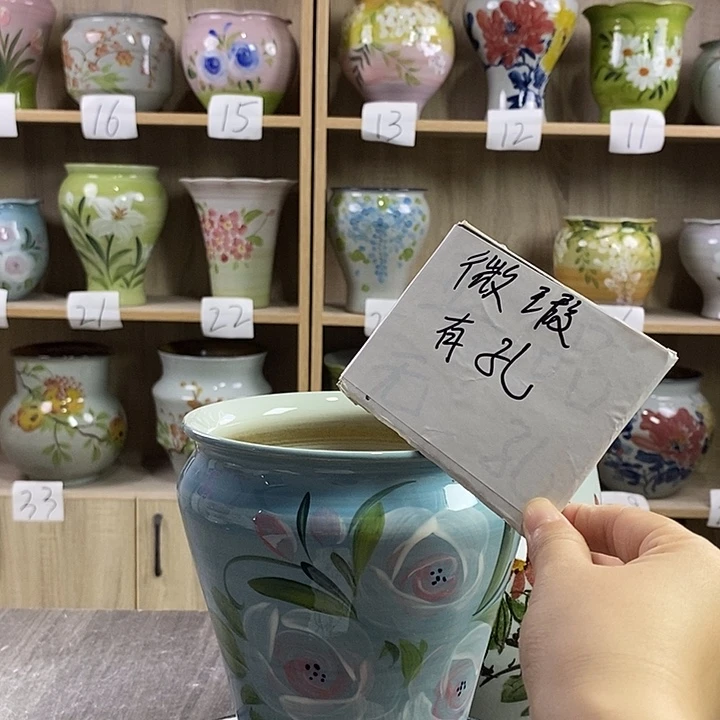 瓷片12xc景德镇陶瓷花盆