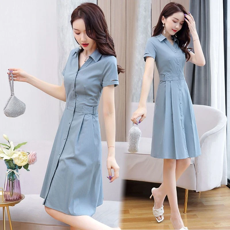 【清仓】连衣裙女2025气质洋气高档a字小香风显瘦中长款女神范夏季