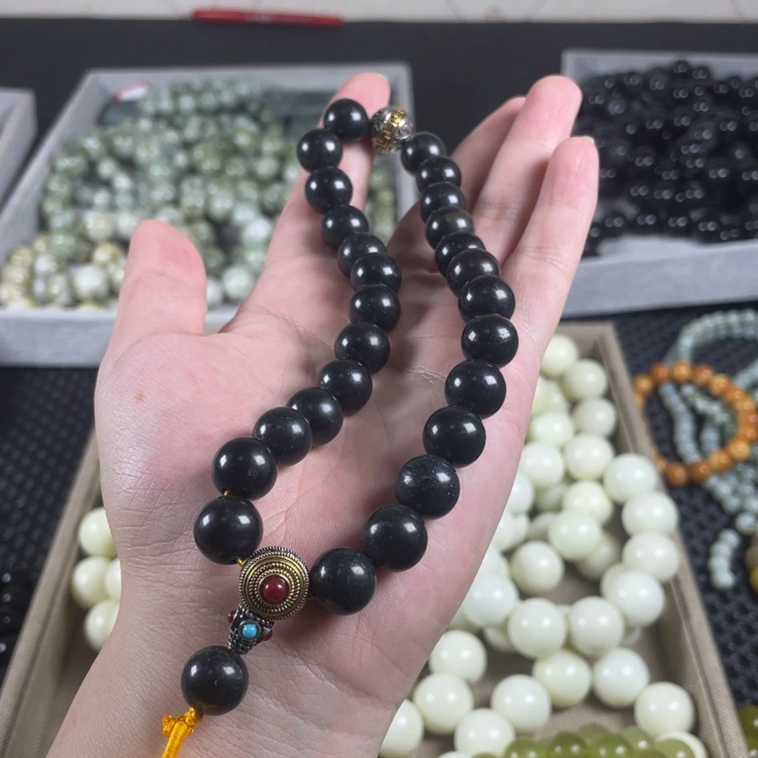 蛇纹石玉未镶嵌手链