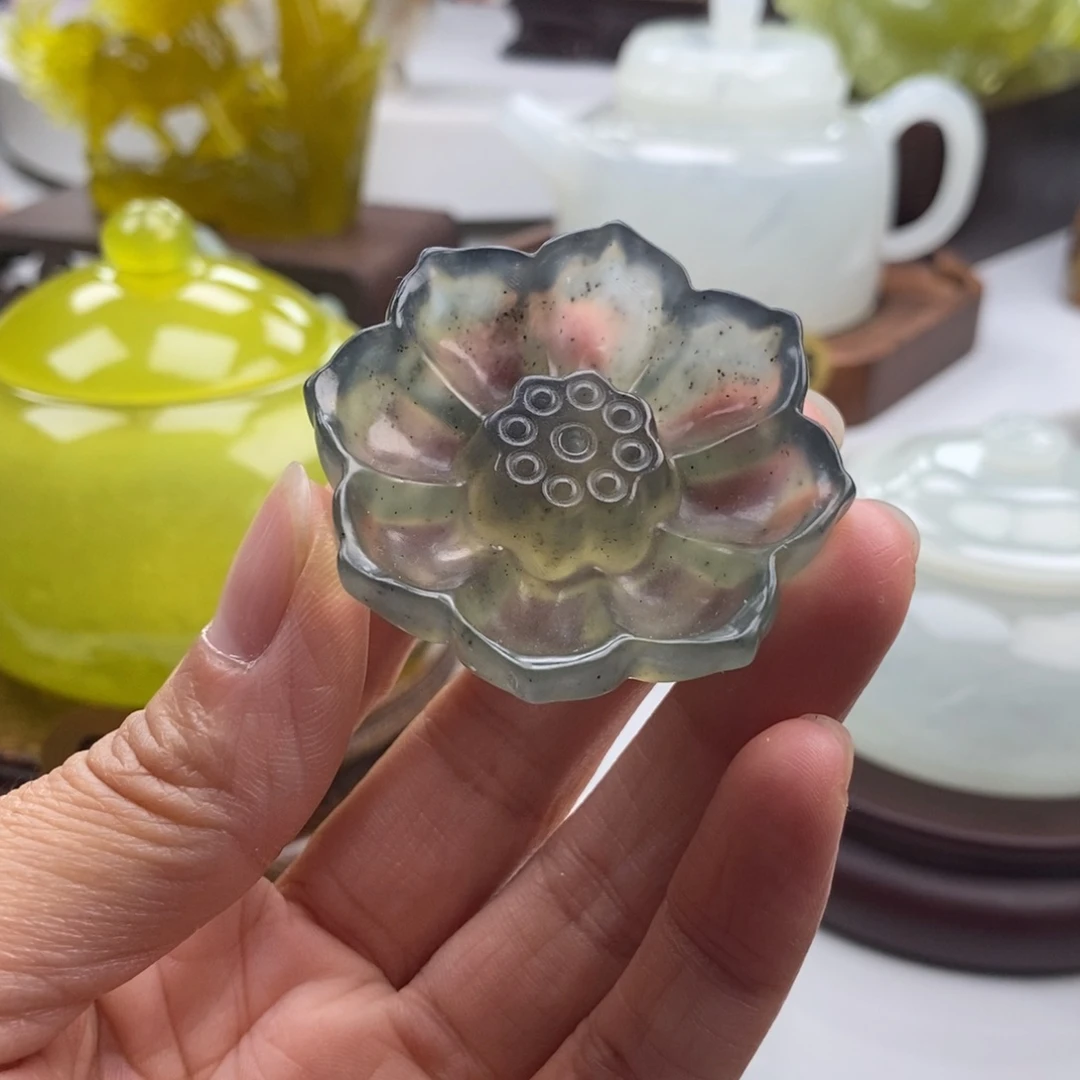 岫玉未镶嵌四大名玉香插