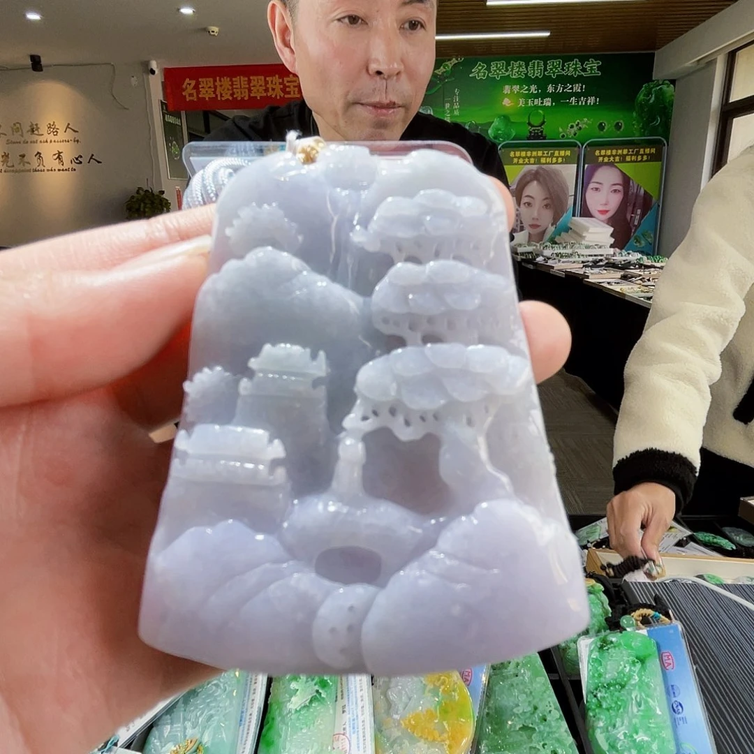 颈饰未镶嵌翡翠翡翠