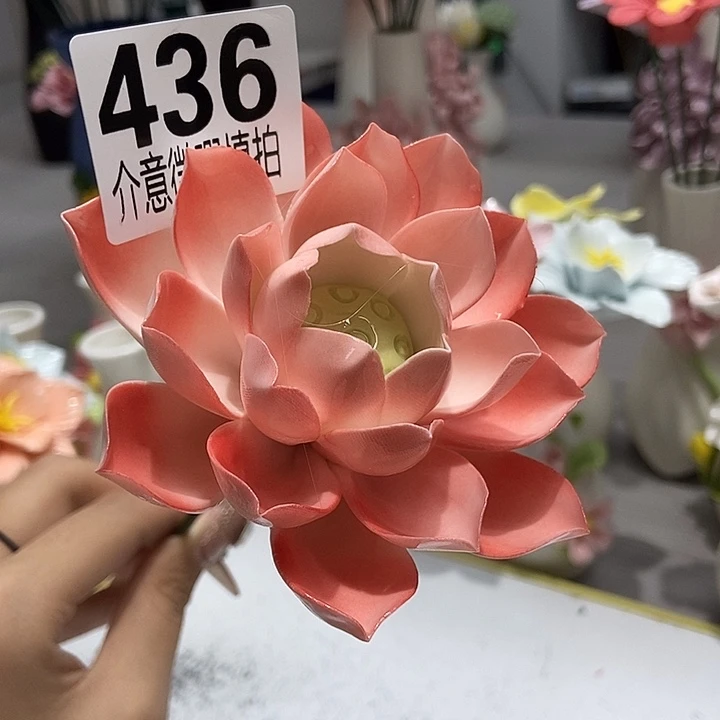 陶瓷纯手工捏花设计