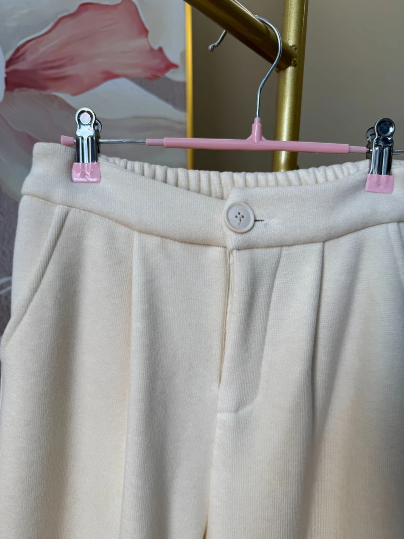 新中式百搭阔腿裤高腰显瘦直筒裤2024D0193越越