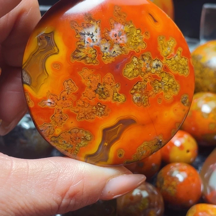 玛瑙/玉髓战国红玛瑙挂件未镶嵌随*