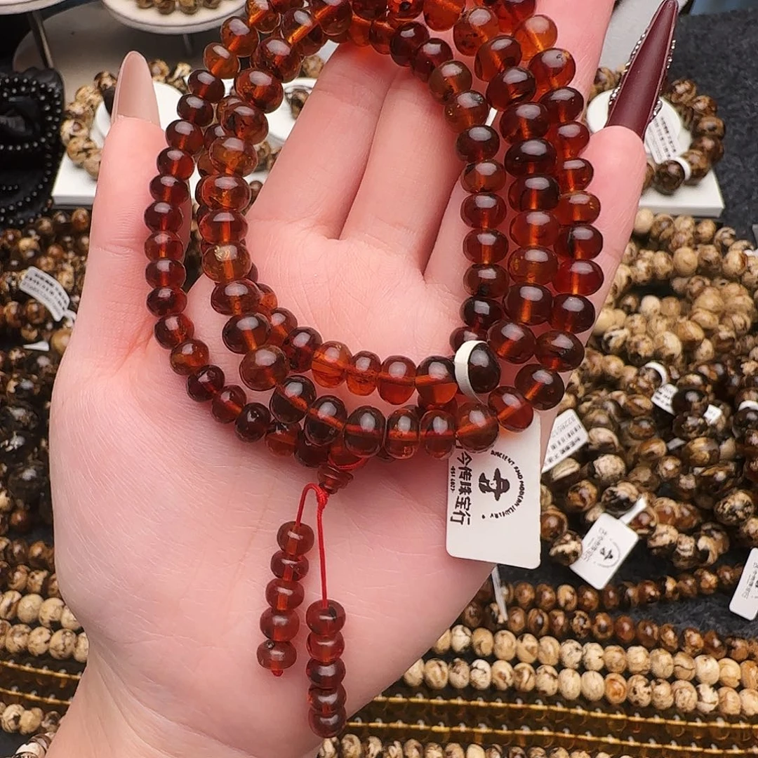 琥珀未镶嵌手链抚顺琥珀