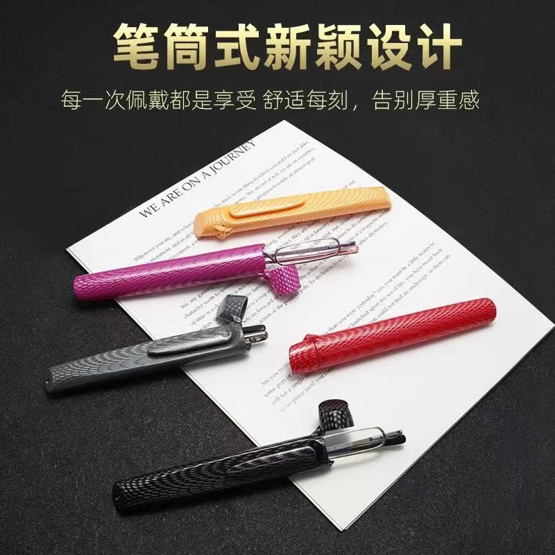 笔筒便携老花镜高清看远近防蓝光护目不晕眼镜5倍放大时尚老视镜
