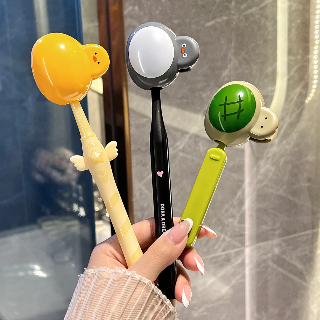 BSD牙刷保护夹套便携旅行牙刷防尘保护帽电动牙刷头帽盖罩子