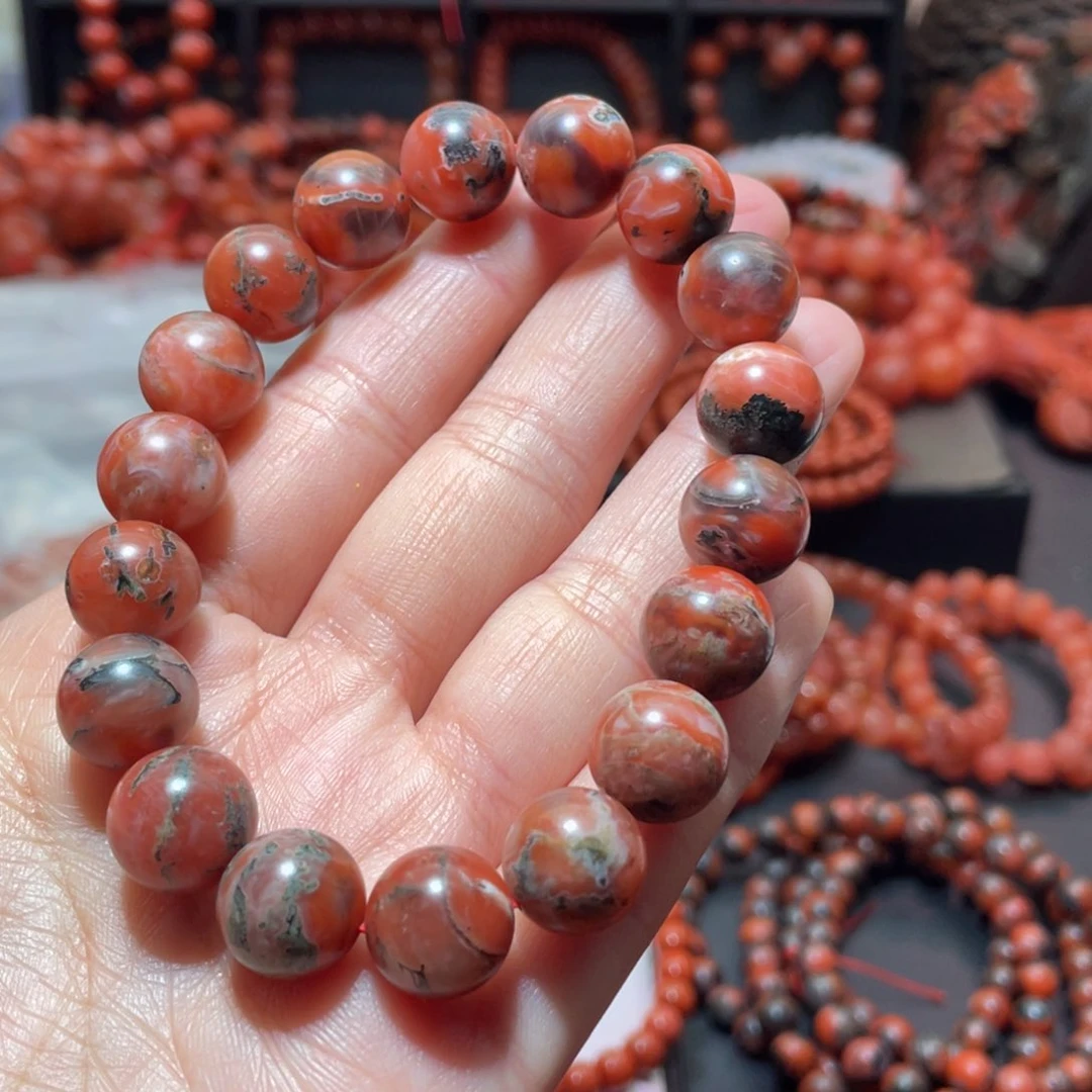 南红玛瑙手链未镶嵌