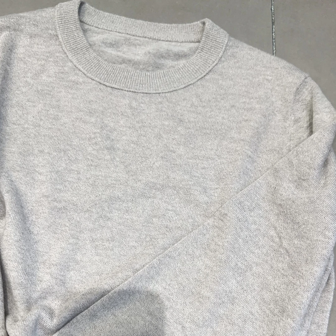 c+新品领口宽边羊毛上衣