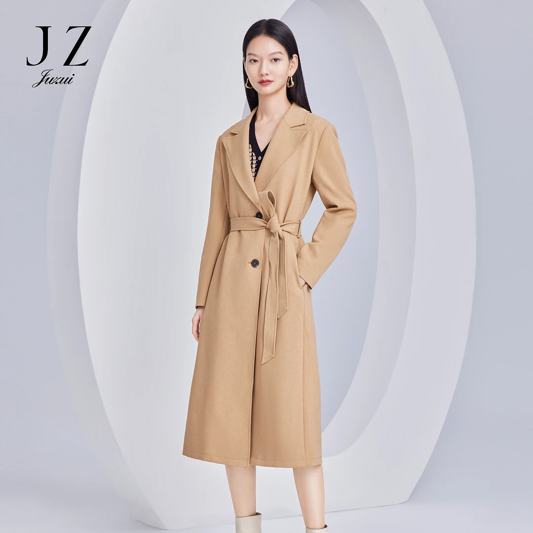 【丽公主专属】商场同款JZ玖姿JWCQ41111休闲风衣女装秋季款通勤系
