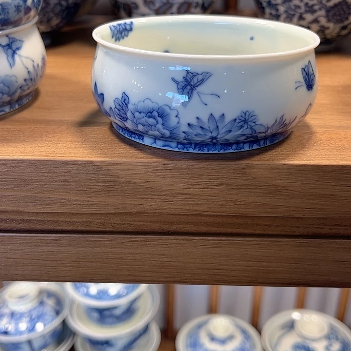喝***起镹曰陶手工手绘柴窑茶具110