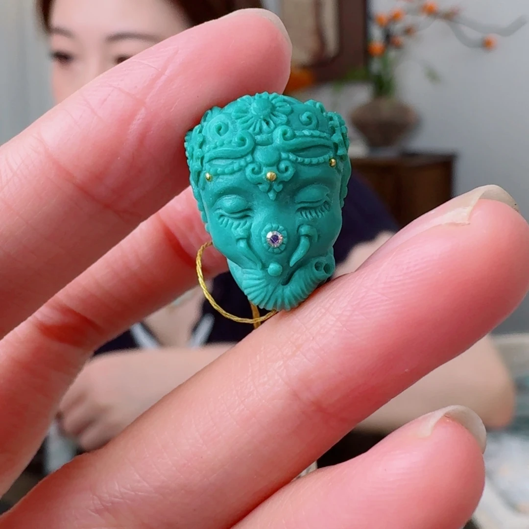 未镶嵌绿松石珠宝奇石