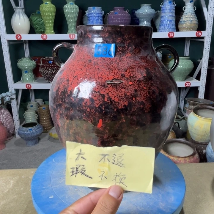 景德镇陶瓷花盆花器586